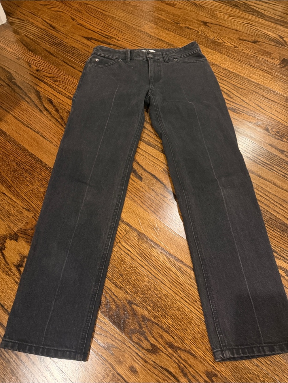 Tibi low rise straight leg jeans